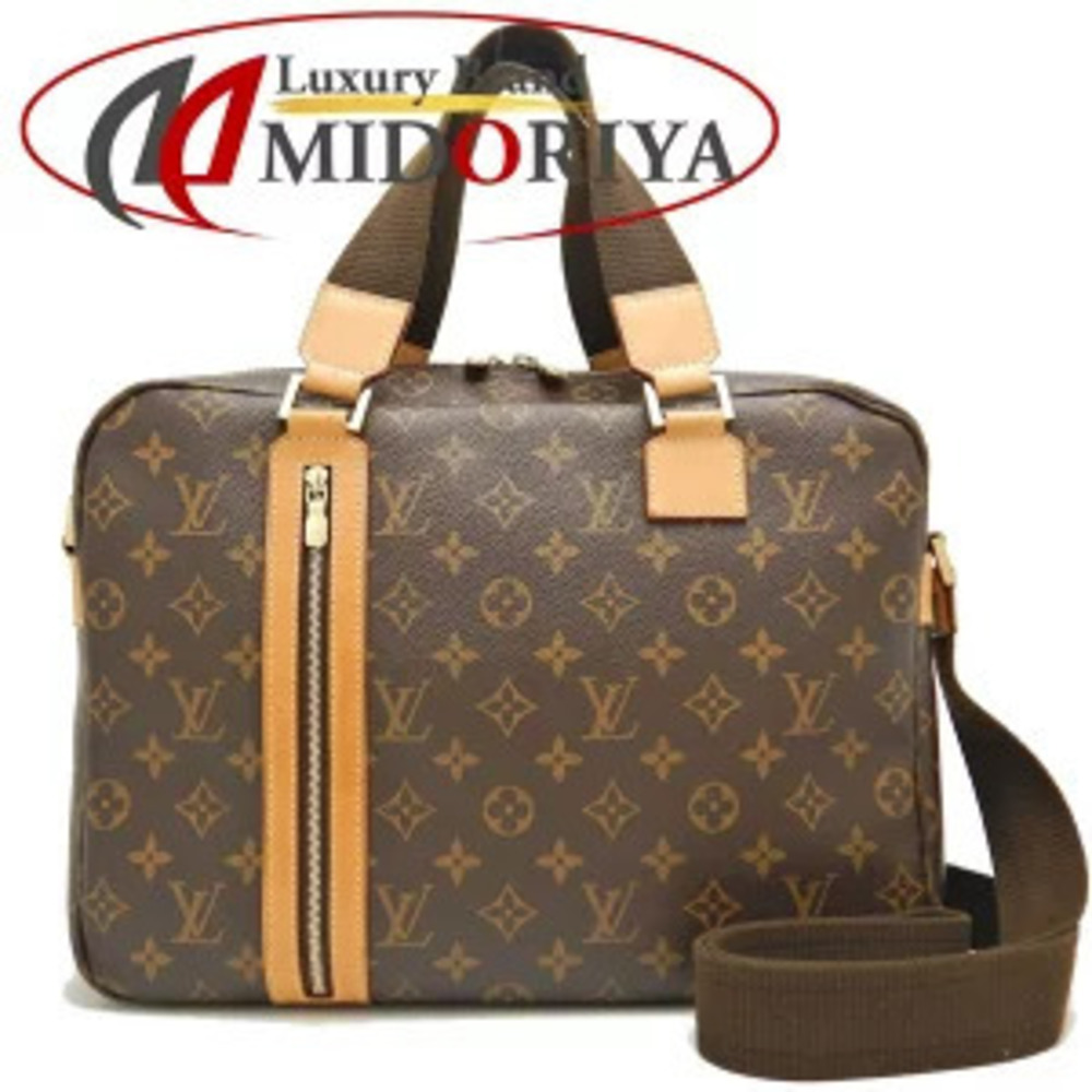 LOUIS VUITTON Monogram Sac Bosphore Business Bag Brown